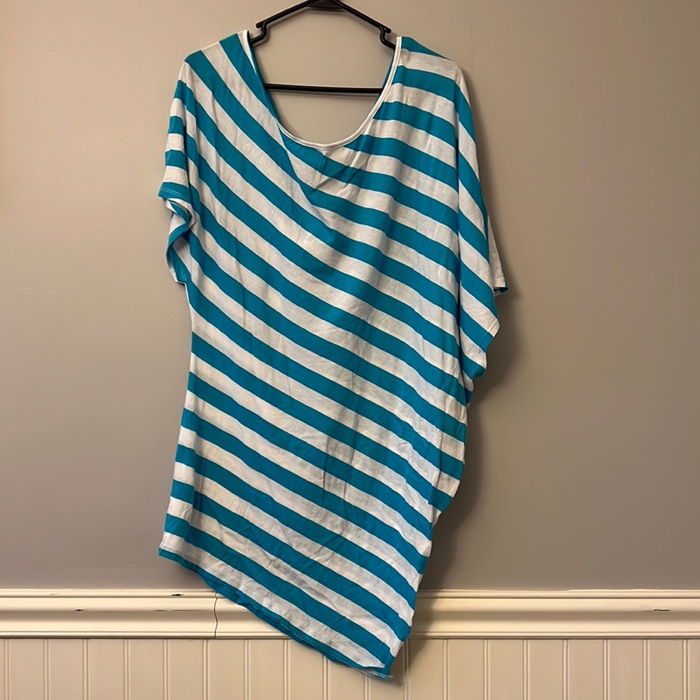 Victoria’s Secret Tee Shop Asymmetrical T Shirt / Cover Up